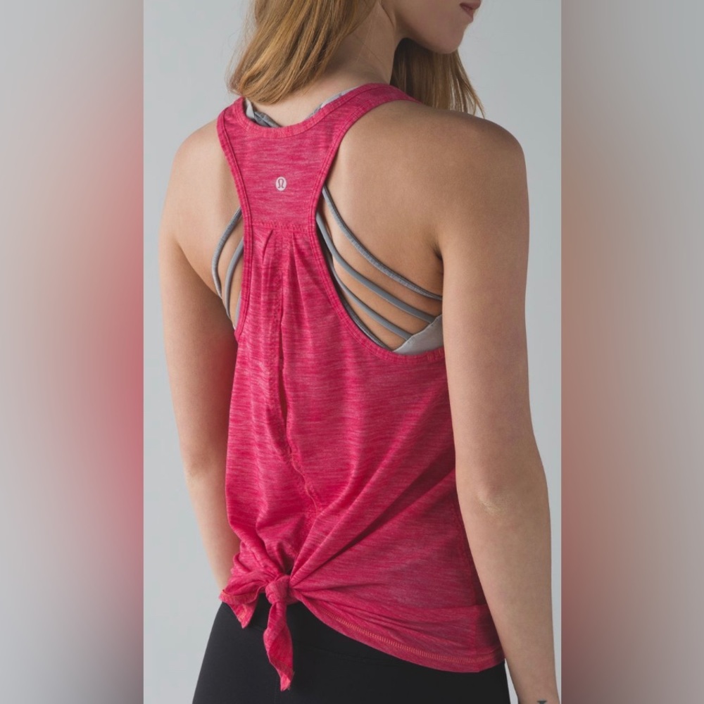 Lululemon Salute The Sun Tank, Size: 2, Heathered Boom Juice